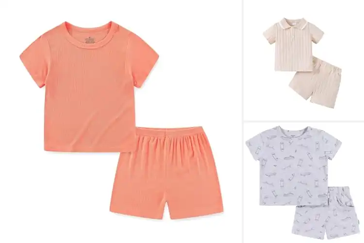 Detailed view of Best 2T Baby Shirts Shorts Set: 10 Adorable Playtime Outfits