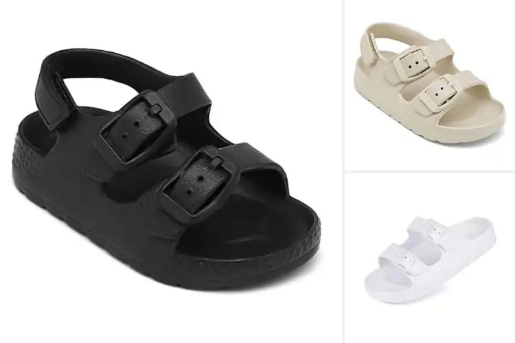 Detailed view of Best Adjustable Buckle Kids Shoes