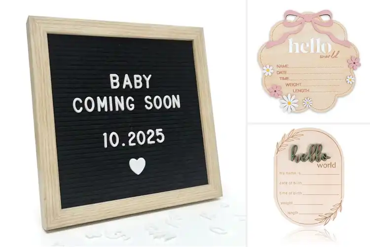 Detailed view of Best Baby Announcement Signs: Top 10 Unforgettable Picks