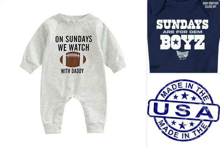 Detailed view of Best Baby Football Fan Apparel: 10 Adorable & Comfy Options