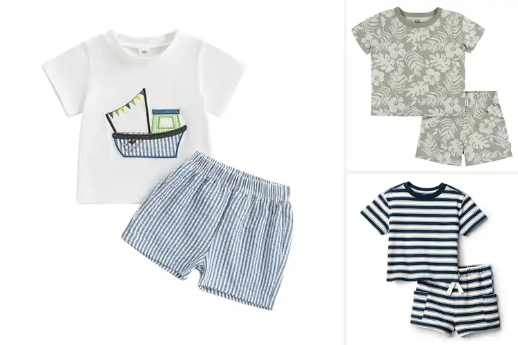 Detailed view of Best Baby T-Shirt And Shorts Sets: 10 Stylish & Comfy Picks