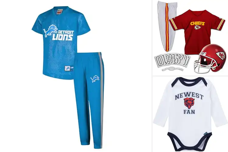 Detailed view of Best Boys NFL Outfits for Confident Young Fans