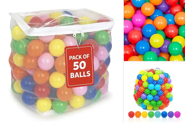 Detailed view of Best Bright Colors Ball Pit Balls