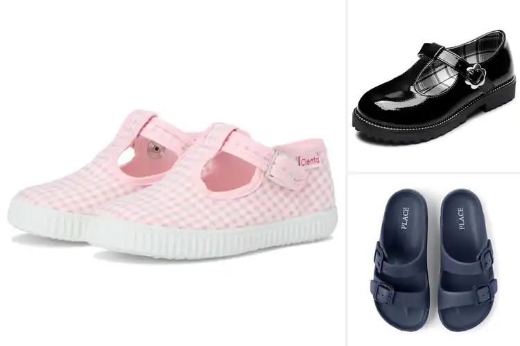 Detailed view of Best Buckle Closure Kids Shoes
