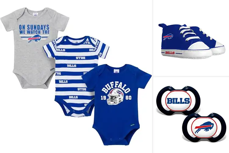 Detailed view of Best Buffalo Bills Baby Apparel