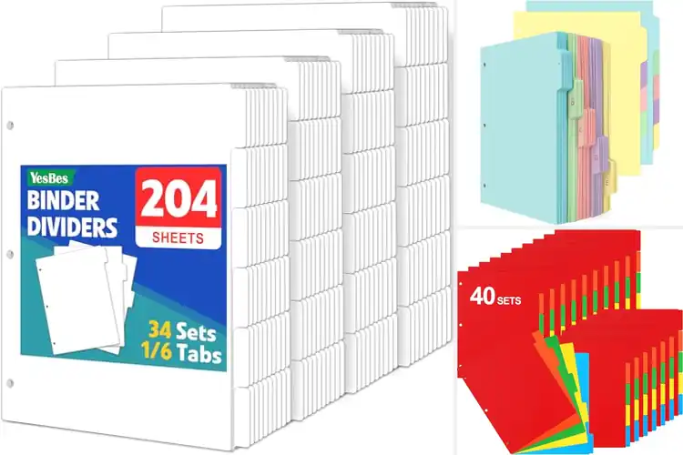 Detailed view of Best Bulk Dividers Packs: Organize Your Life with Ease