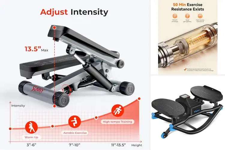 Detailed view of Best Cardio Steppers: Top 10 Joint-Friendly Home Workouts