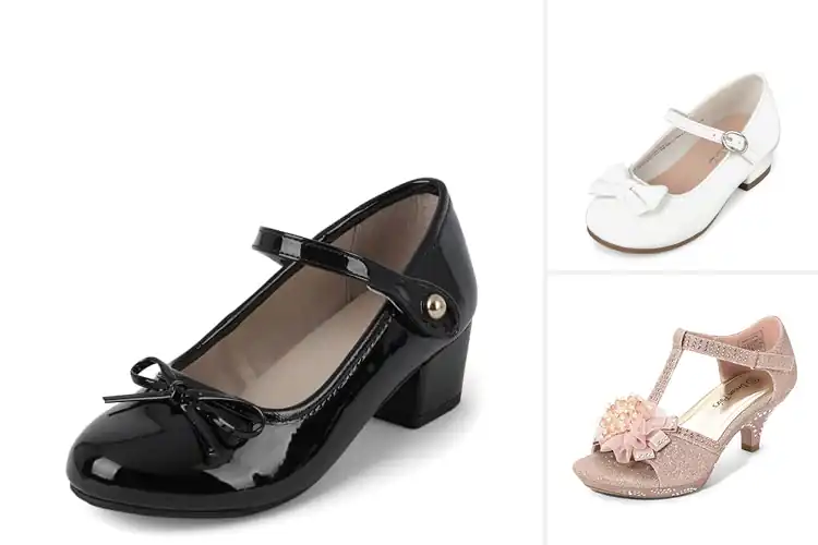 Detailed view of Best Children’s Low Heels: Comfy & Stylish