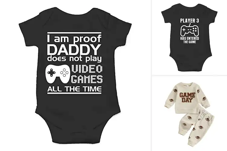 Detailed view of Best Comfortable Baby Game Day Clothes