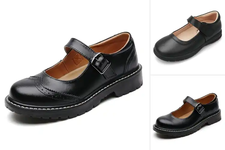 Detailed view of Best Comfortable School Mary Janes