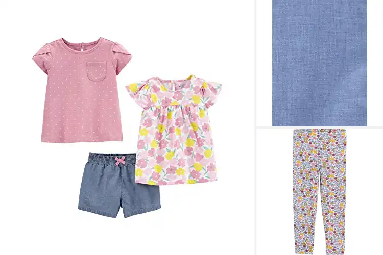 Detailed view of Best Cotton Baby Playwear Sets