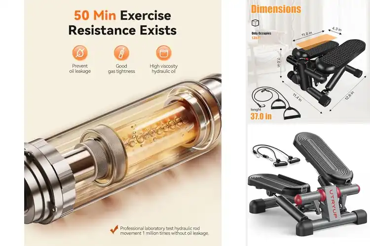 Detailed view of Best Fitness Steppers With LCD