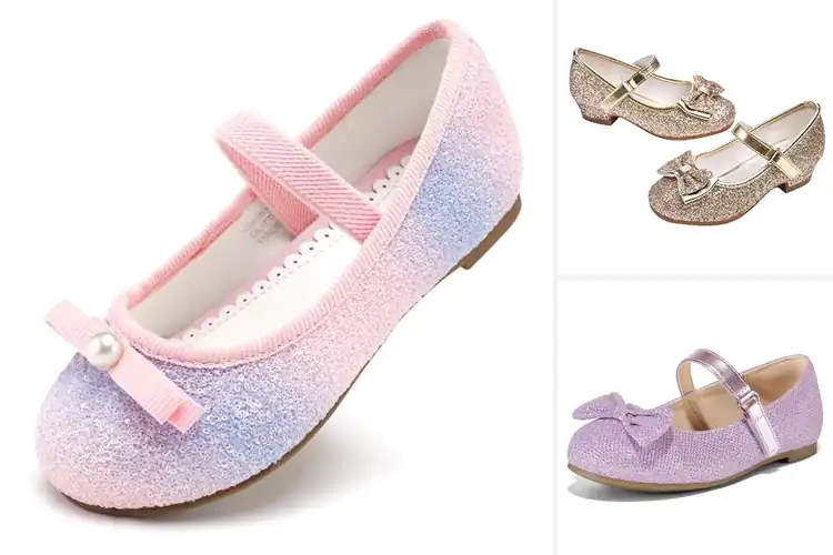 Detailed view of Best Girls Glitter Party Shoes: Top 10 Sparkly & Comfy Picks