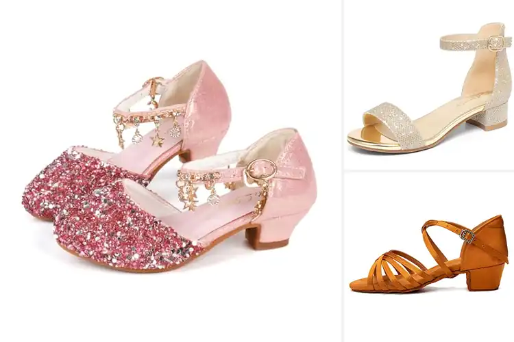 Detailed view of Best Girls Party Dance Shoes