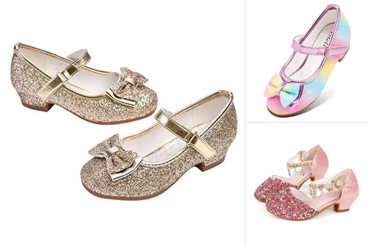 Detailed view of Best Glitter Party Shoes For Girls: Sparkle & Shine