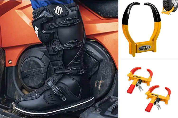 Detailed view of Best Heavy-Duty ATV Boots