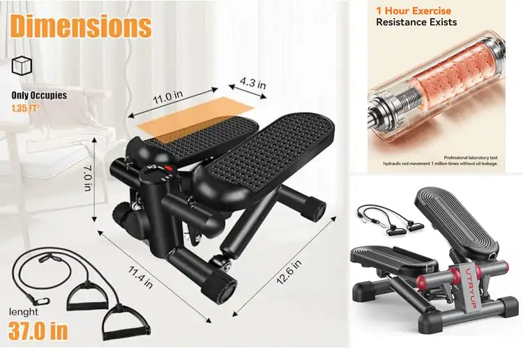 Detailed view of Best Hydraulic Fitness Steppers