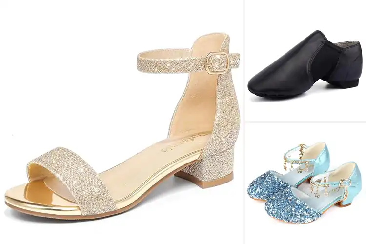 Detailed view of Best Kids Party Dance Shoes