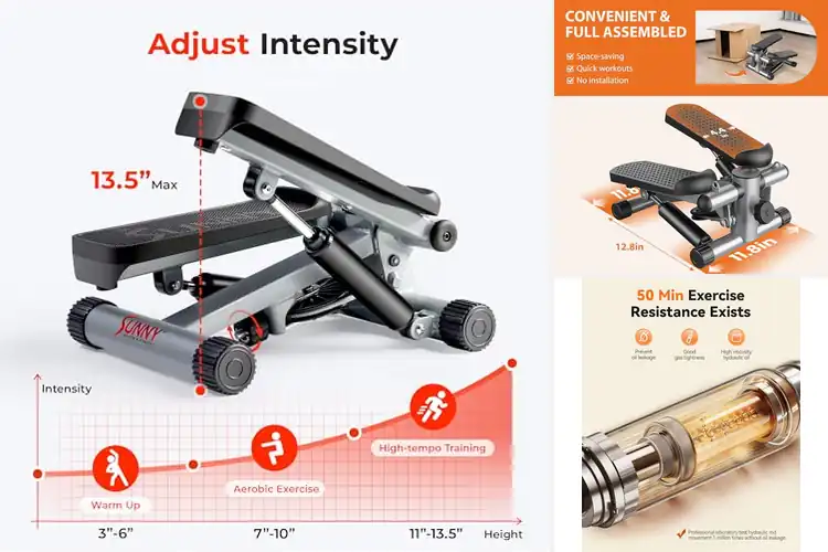 Detailed view of Best Mini Steppers: Top 10 for Home Fitness