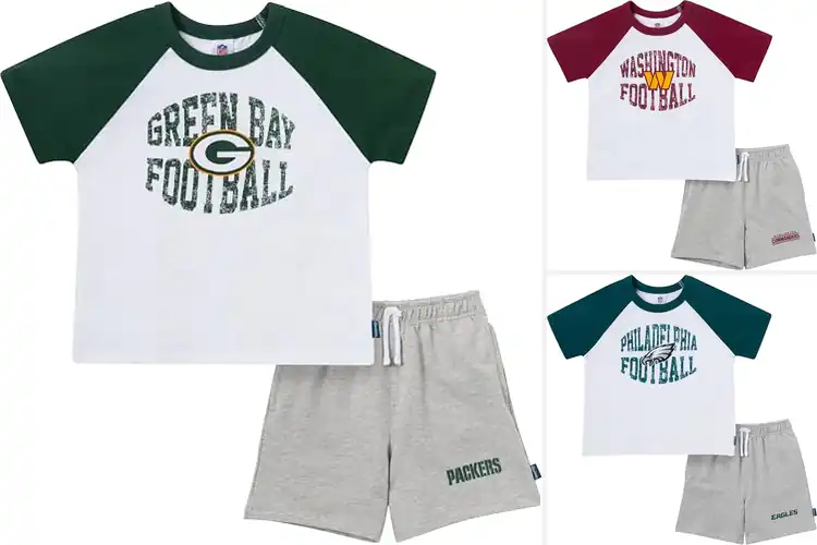 Detailed view of Best NFL Team Baby Short Sets: 10 Adorable Game Day Outfits