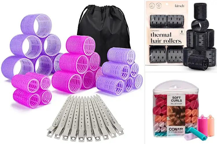 Detailed view of Best Non-Slip Hair Rollers