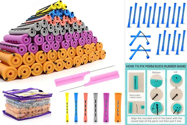 Detailed view of Best Non Slip Perm Rods For Easy Wrapping