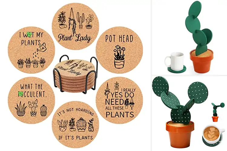 Detailed view of Best Plant Coaster Gift Sets