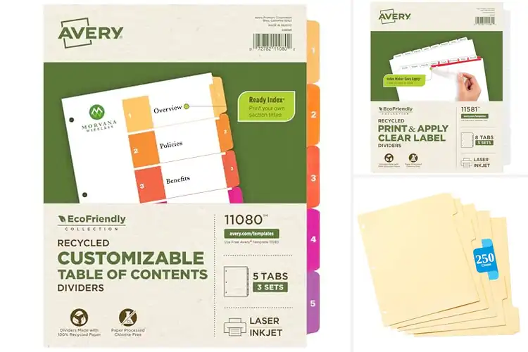 Detailed view of Best Recycled Dividers