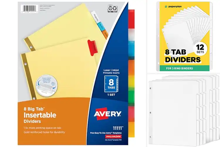 Detailed view of Best Reinforced Tabs