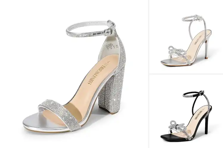 Detailed view of Best Rhinestone Heels