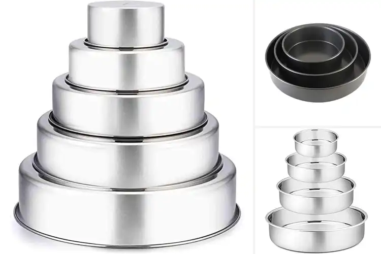 Detailed view of Best Round Cake Pans Sets: Bake Like a Pro with Ease