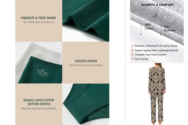Detailed view of Best Soft Cotton Spandex Sets