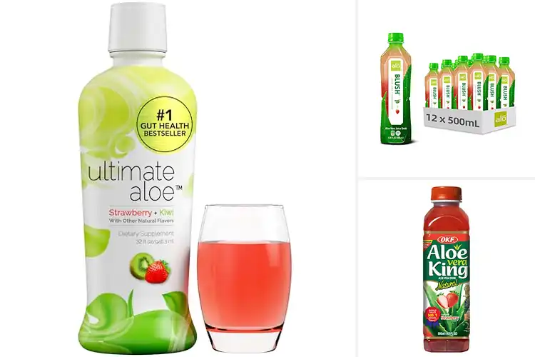 Detailed view of Best Strawberry Aloe Vera Juice Flavor