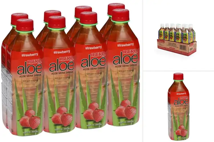 Detailed view of Best Strawberry Flavor Among Aloe Vera Drinks