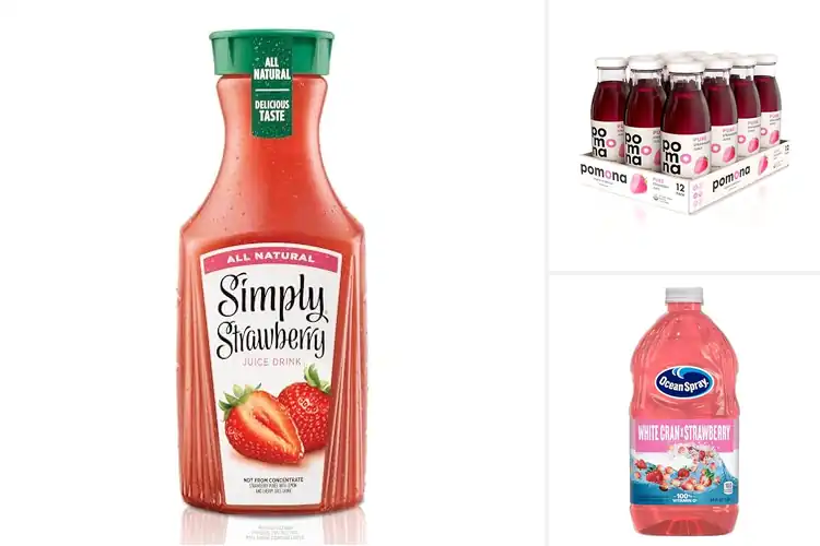 Detailed view of Best Strawberry Juices