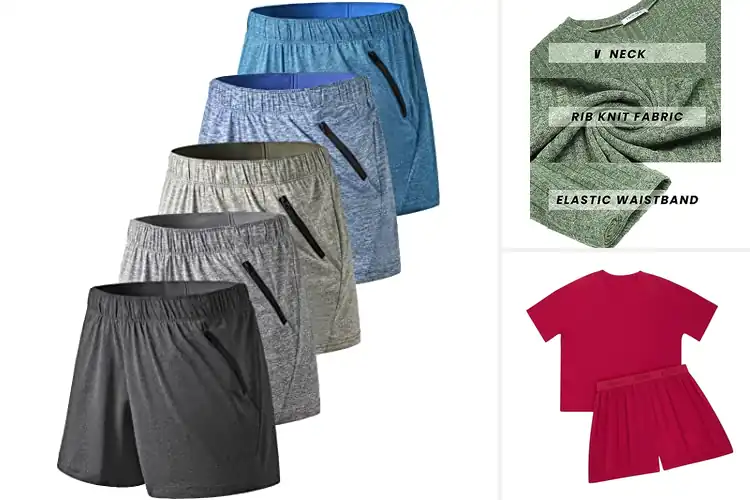 Detailed view of Best Stretch Shorts Sets