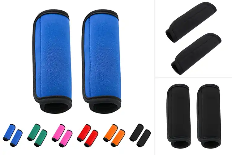 Detailed view of Best Suitcase Handle Protector Wrap