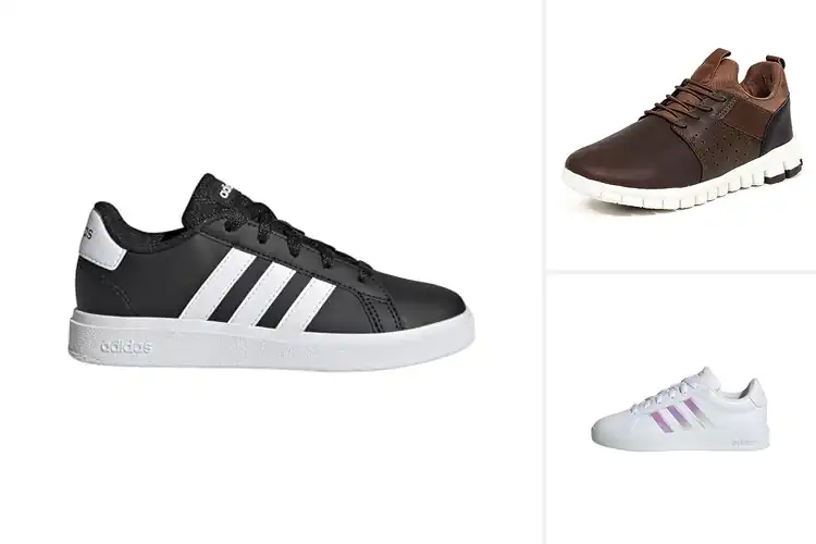 Detailed view of Best Synthetic Leather Kids Shoes