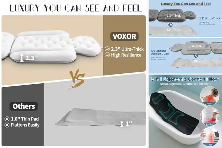 Detailed view of Best Thick Bath Cushions